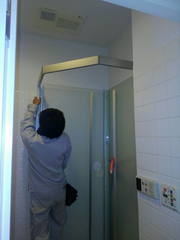 MKクリエーションのシャワーユニット施工例