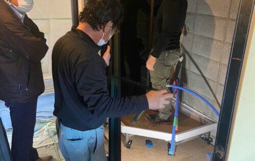 シャワーユニットMK-040SBブラック施工例　MKクリエーション