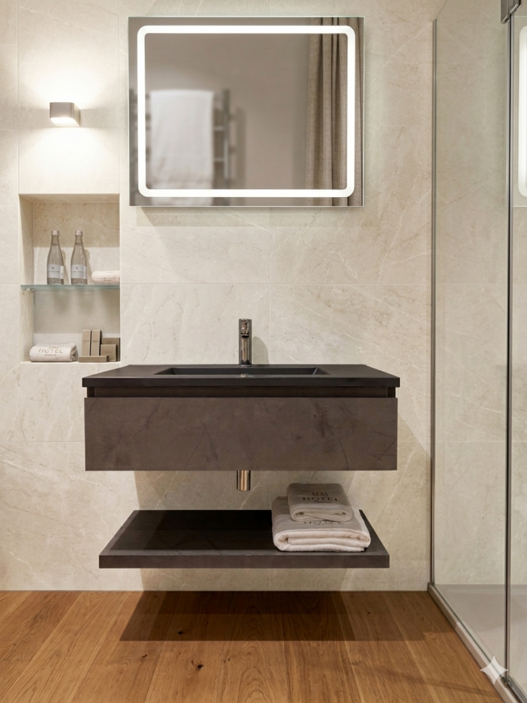 おしゃれ洗面台壁付けモダン　MK-VE1